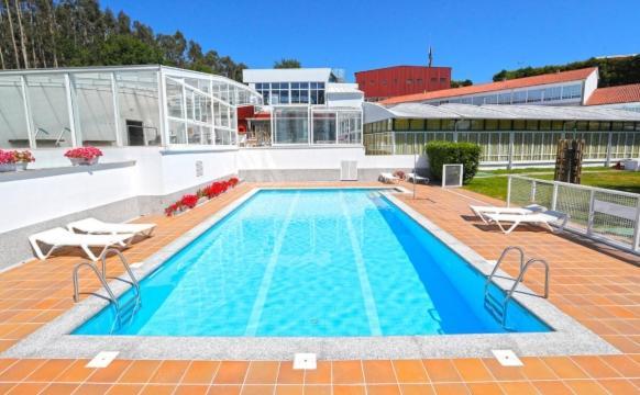 Pension Compostela Inn Cacheiras Екстериор снимка